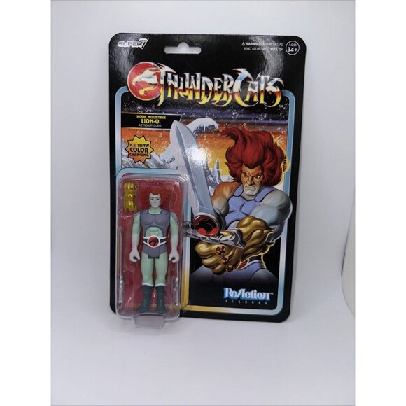 Thundercats Lion-O Ice Thaw Color Changing Super7 Reaction 3.75 Action Figure - Picture 1 of 5